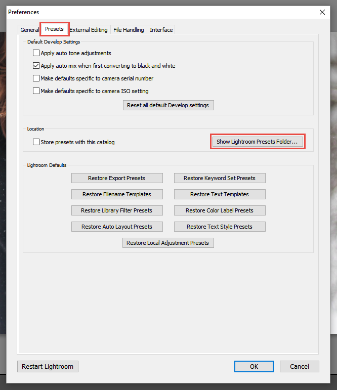 How to Install Your Lightroom Presets