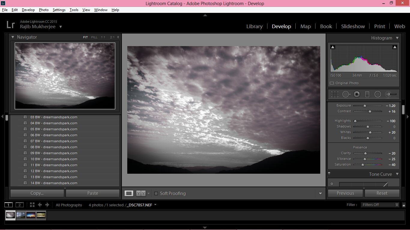 How to give your landscape images a purple contrasty effect – photo 3