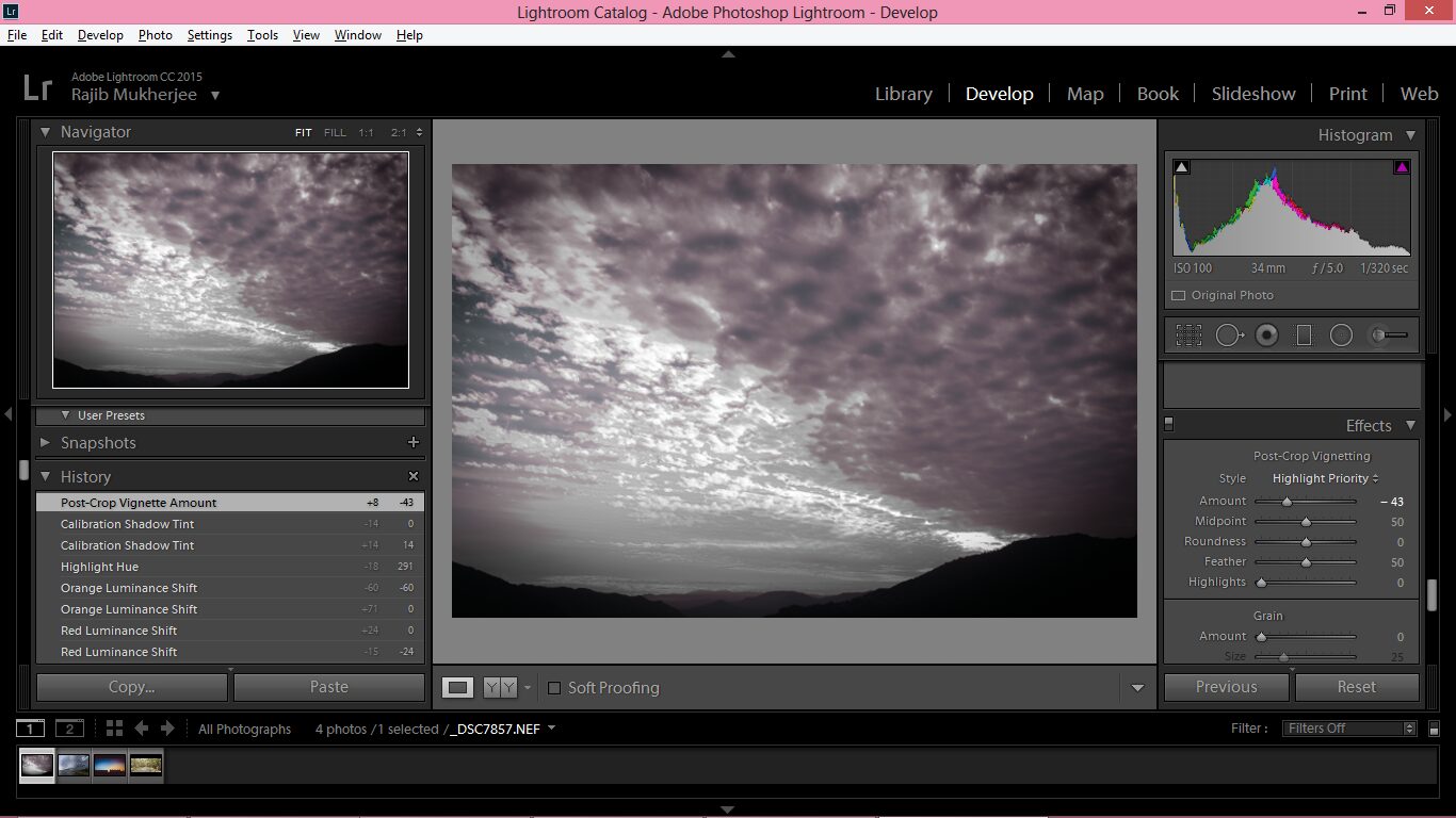 How to give your landscape images a purple contrasty effect – photo 7