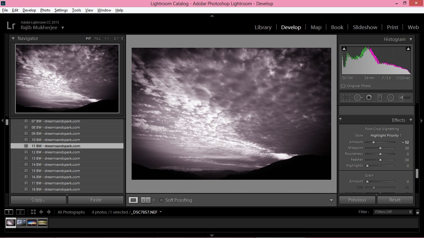 How to give your landscape images a purple contrasty effect – photo 8