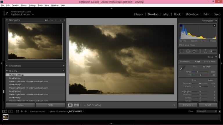How to render a light leak effect to your landscape images