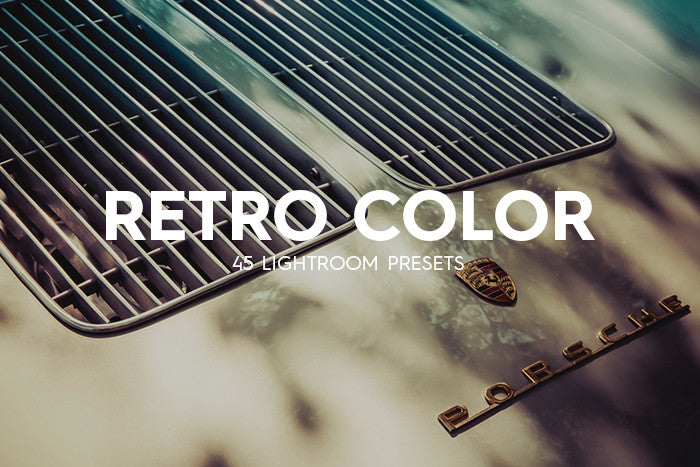 45 Retro Color Lightroom Presets: product cover