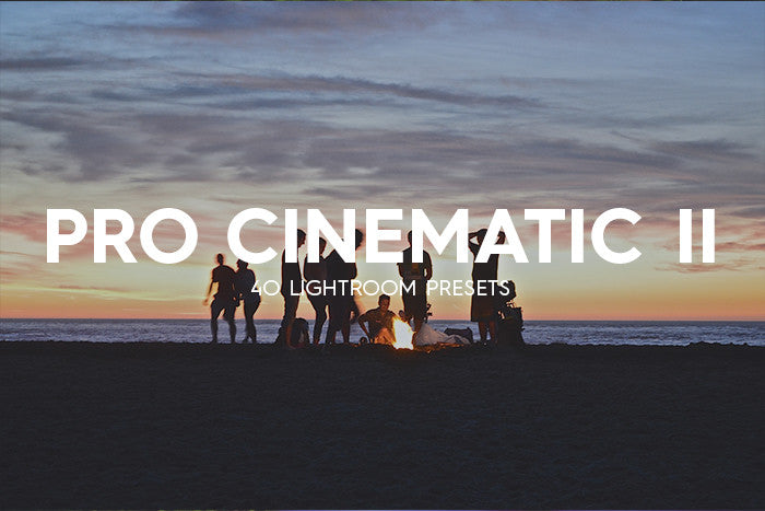 40 Pro Cinematic Lightroom Presets Vol. II: product cover